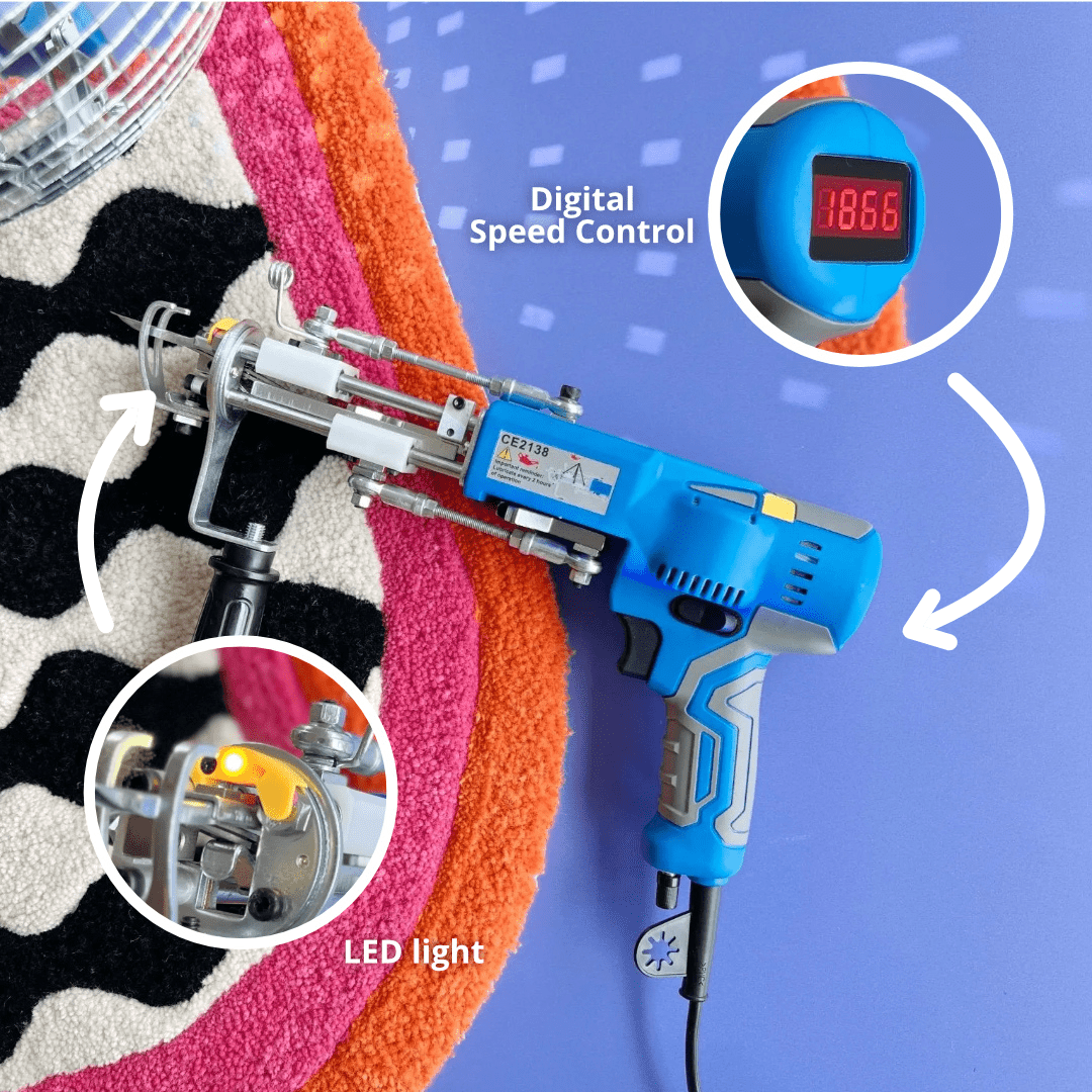 AK-V tufting machine bundle overview