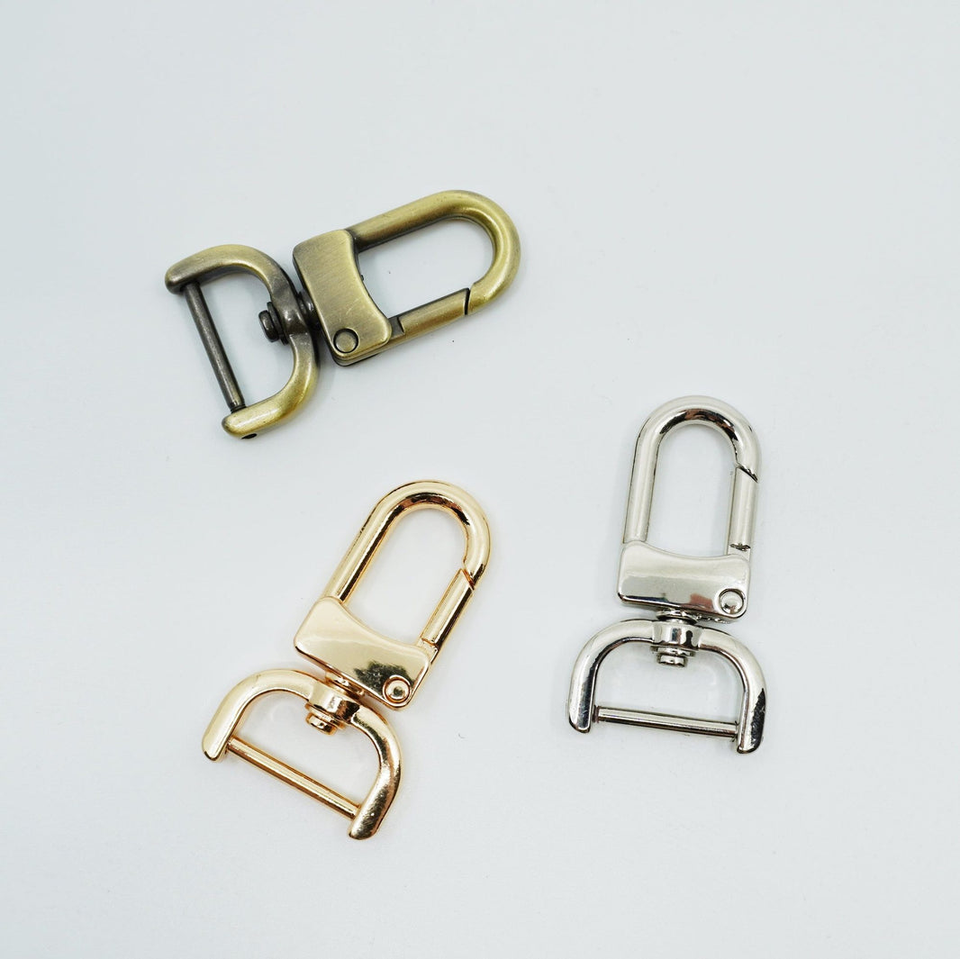 Carabiner modern - with screw - mid - Craftinglove