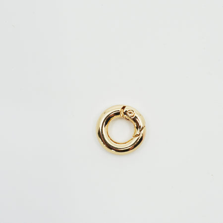 Carabiner rings - gold