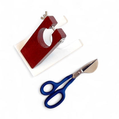 Duckbill-Schere und Carving-Guide, Detailansicht