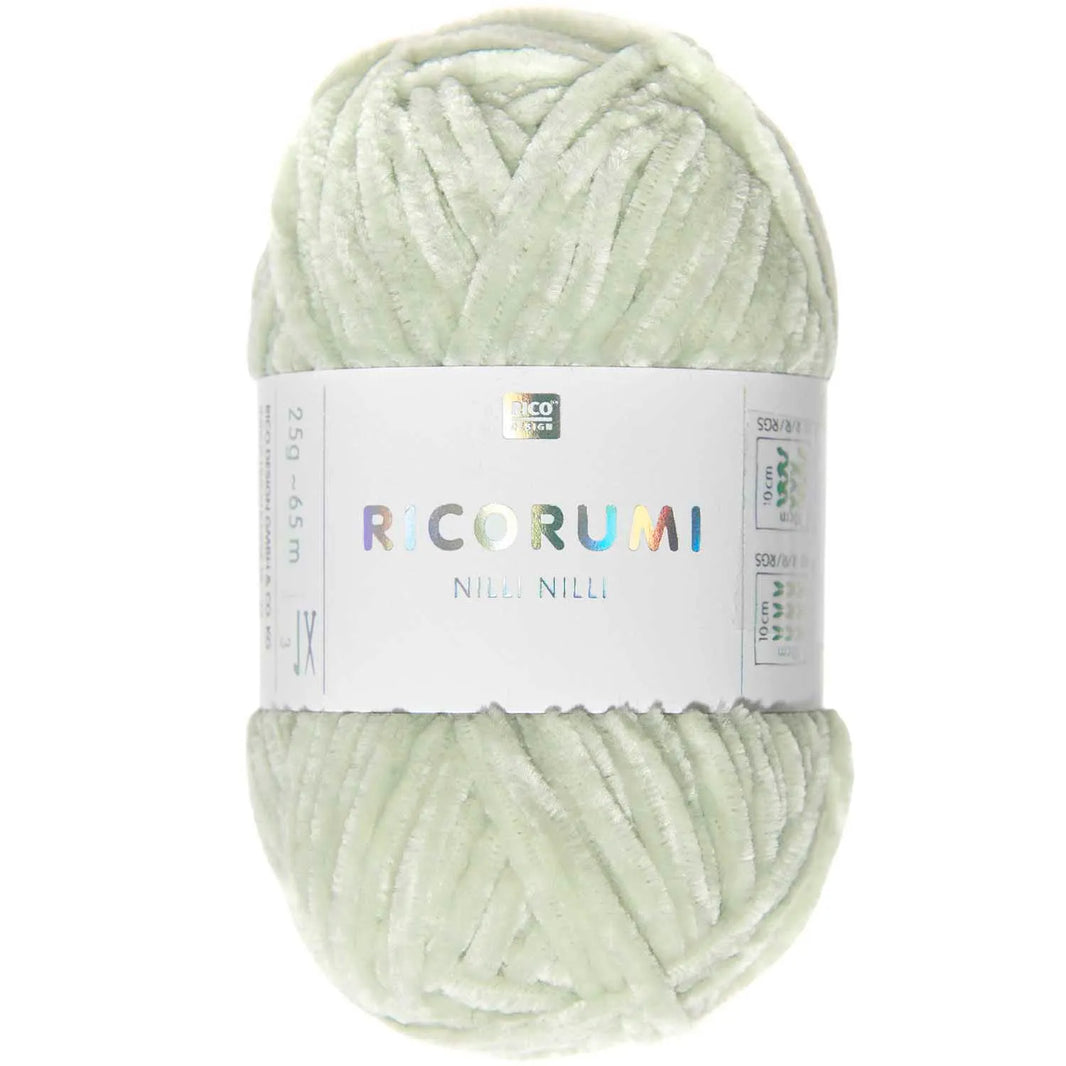 Ricorumi Chenille-Garn in mint, 25g-Knäuel von Rico Design