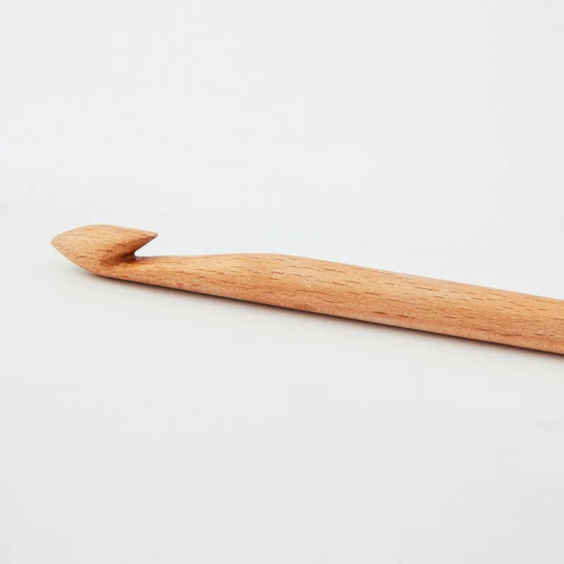 KnitPro beech wood crochet hook, 18mm