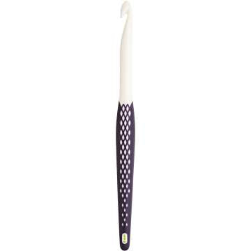 Prym ergonomic crochet hook 10mm, soft-grip handle