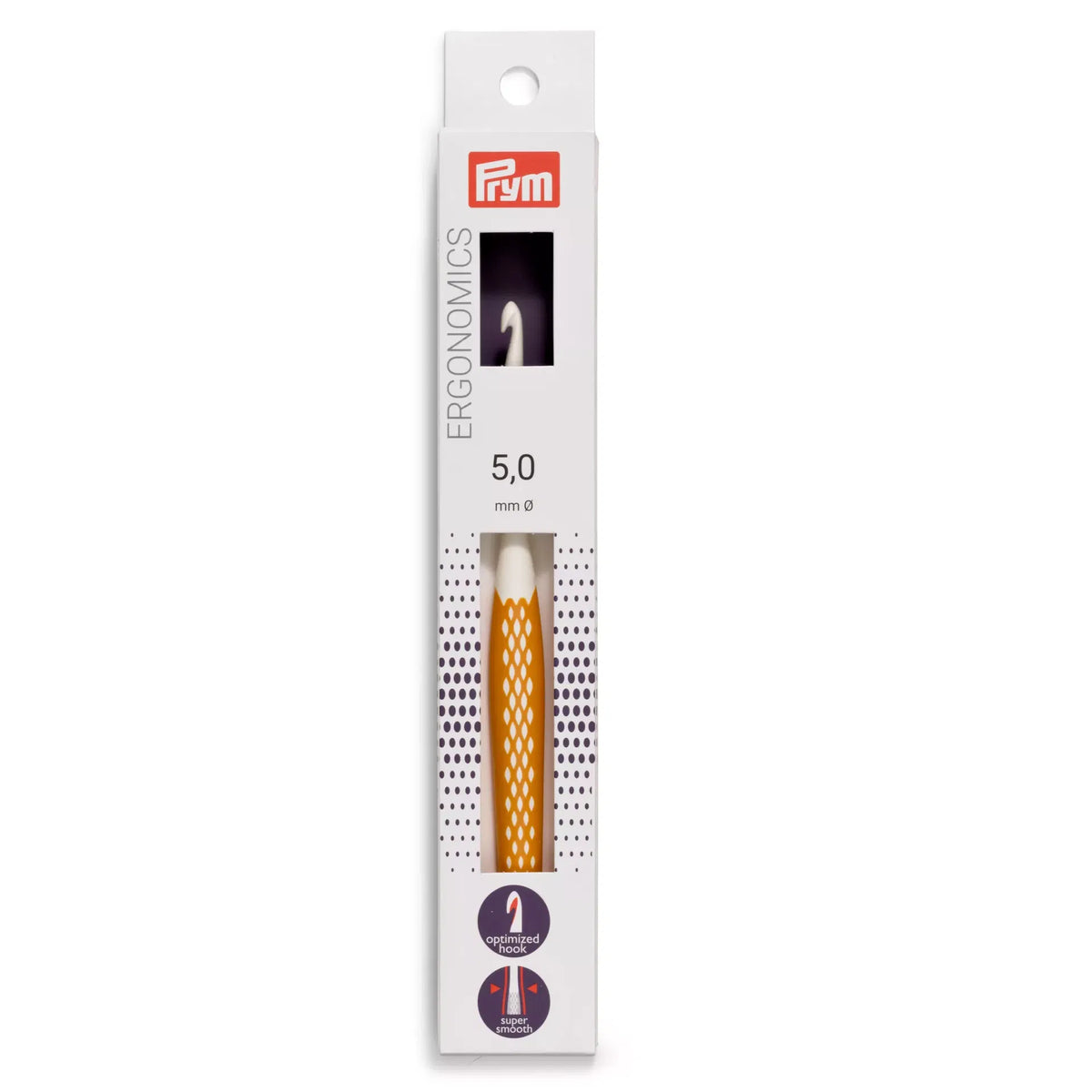 Prym ergonomic crochet hook, 5mm