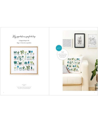 Embroidery pattern book 'Hygge' by Rico Design
