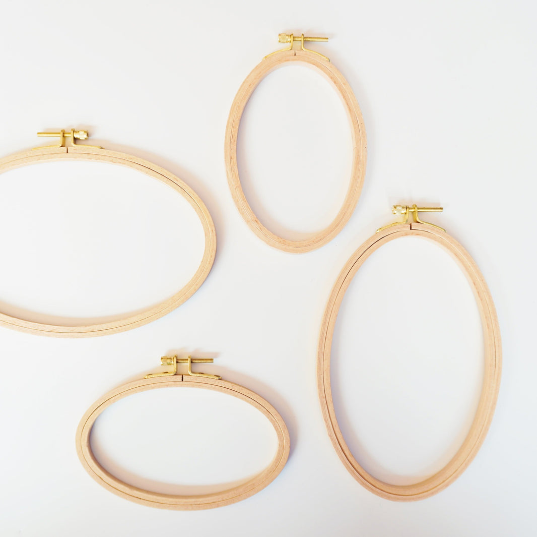 Embroidery Hoop - oval - Craftinglove
