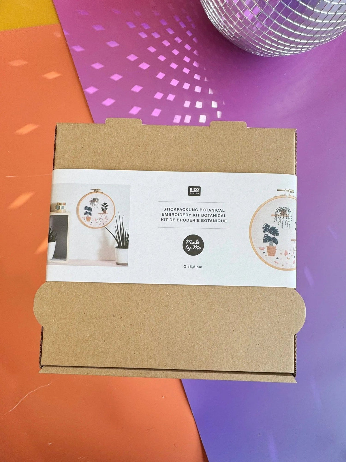 Rico Stickset mit Botanical-Motiv, Verpackungsansicht