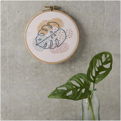 Rico Slow-Evenings-Stickset Monstera, Detailansicht