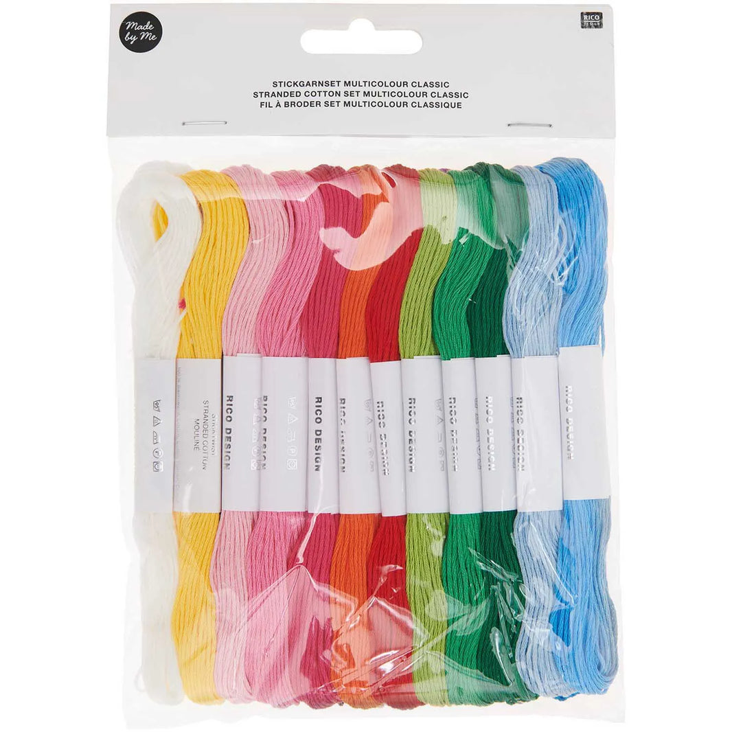 Embroidery thread set in classic, skeins by Rico Design