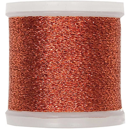 Metallic embroidery thread in copper, 200m by Rico Design