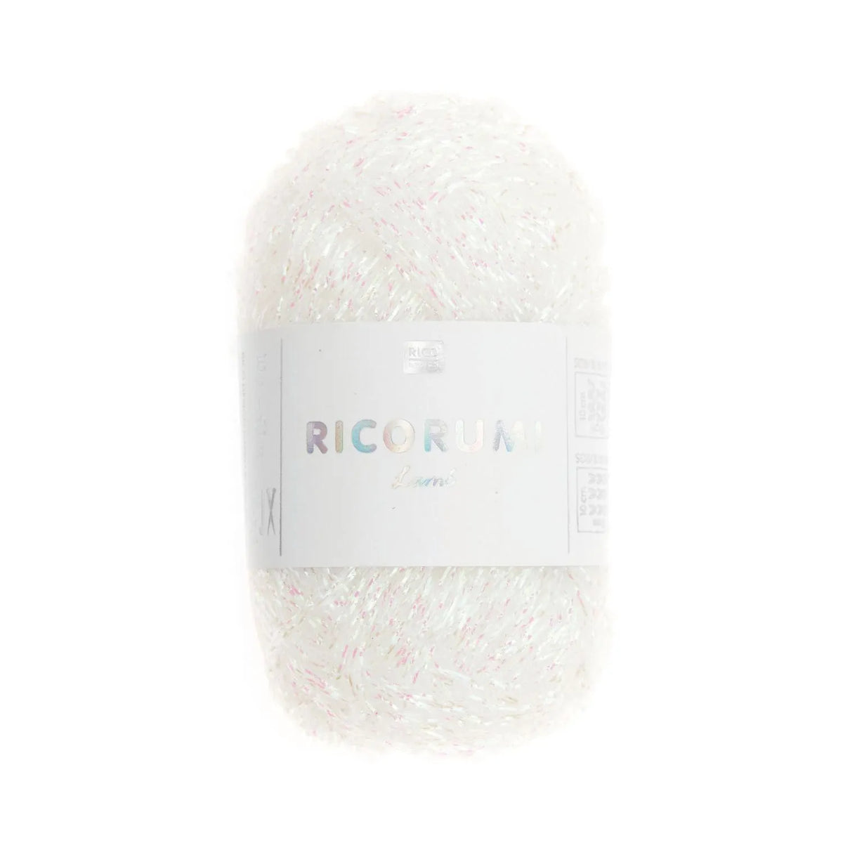 Ricorumi Lamé glitter yarn in gold, 10g by Rico Design