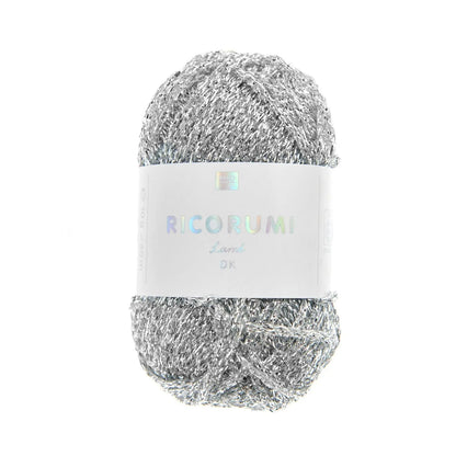 Ricorumi Lamé glitter yarn in gold, 10g by Rico Design