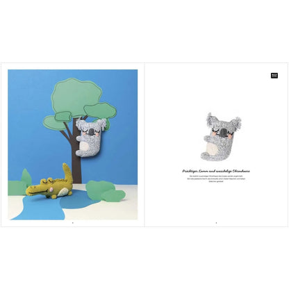 Ricorumi crochet book 'Wild Wild Animals' in German by Rico Design