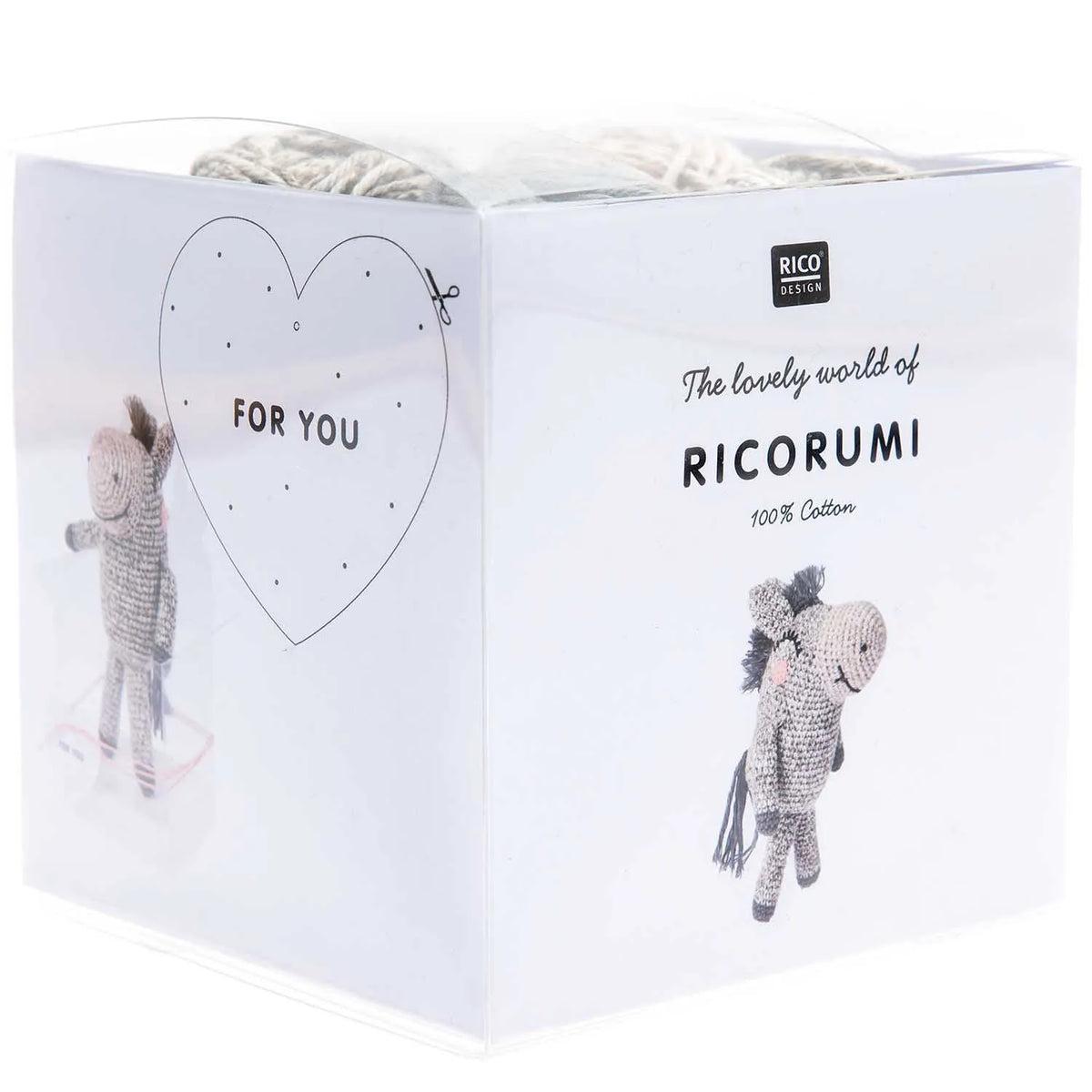 Ricorumi Häkelset für ein Donkey-Amigurumi von Rico Design