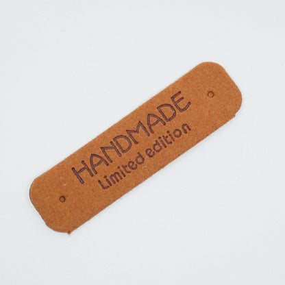 Handmade Label - Lederimitat - 5,5x1,5cm