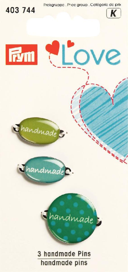 Handmade Label - green - Love - Prym