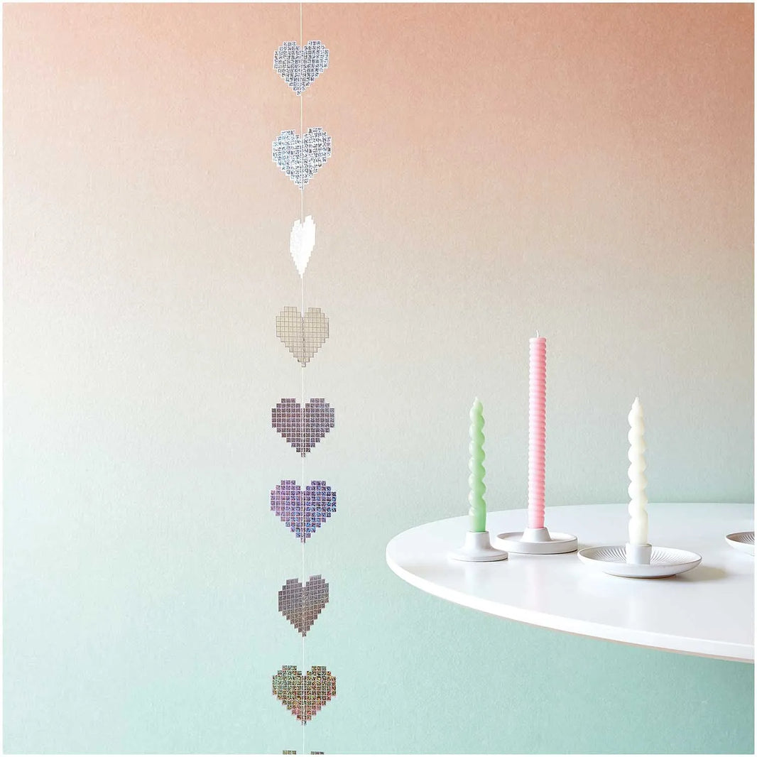 Heart-shaped party garland by Rico Design