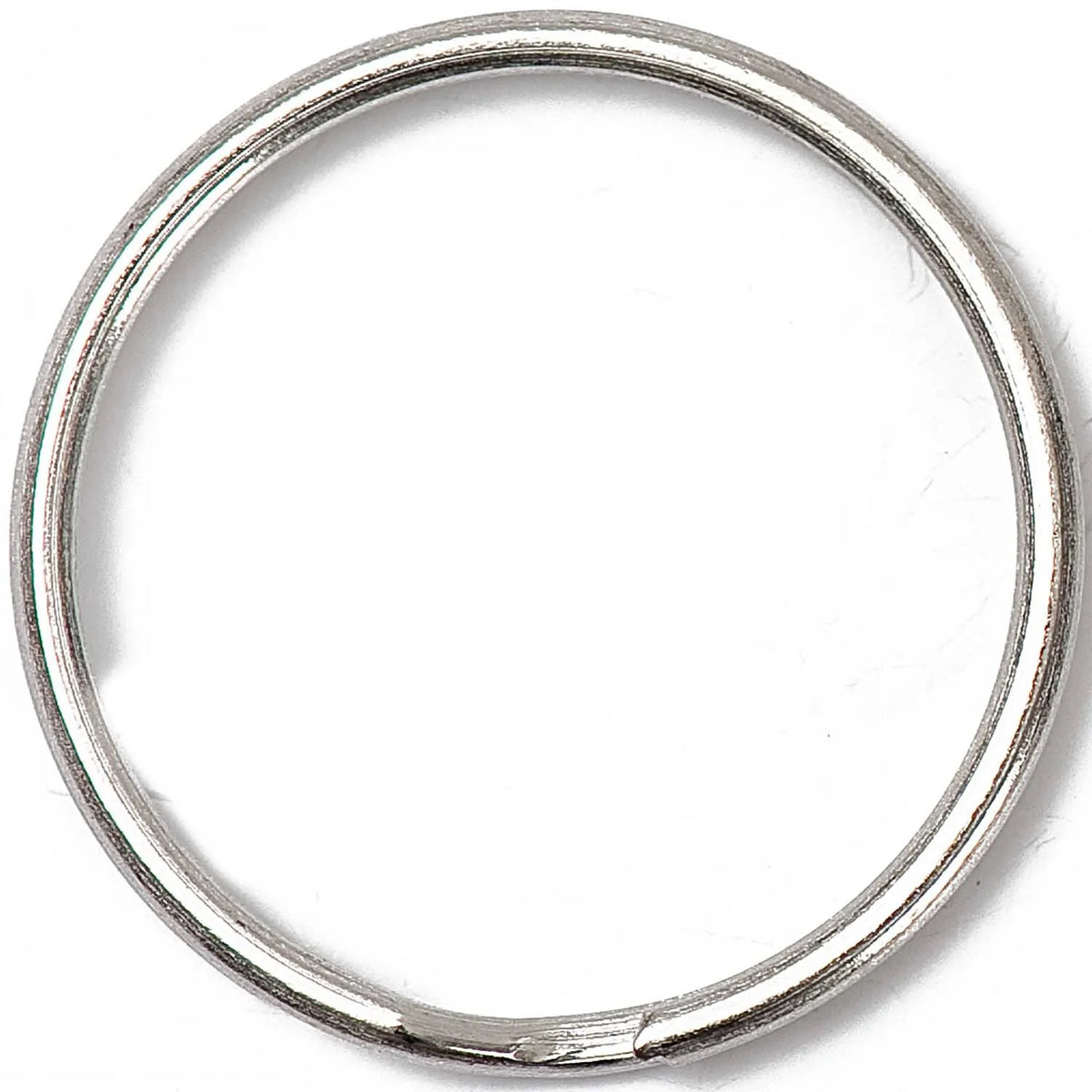 Silver split-ring keyrings, 2 pcs 30mm by Rico Design