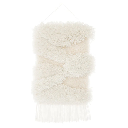 Latch hook rug kit with white landscape design by Rico Design