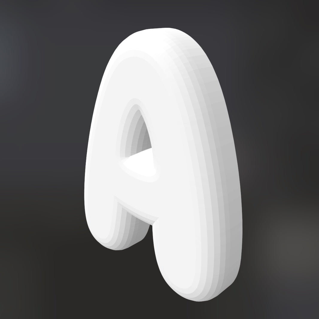 Letter blank - STL File - Craftinglove