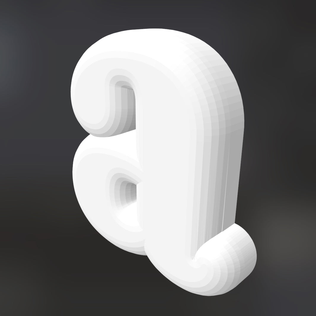 Letter blank - STL File - Craftinglove