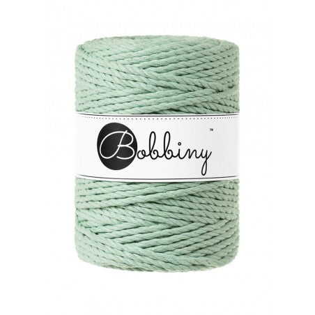 Bobbiny 3-fach Makramee-Schnur, 5mm und 100m, in Aloe
