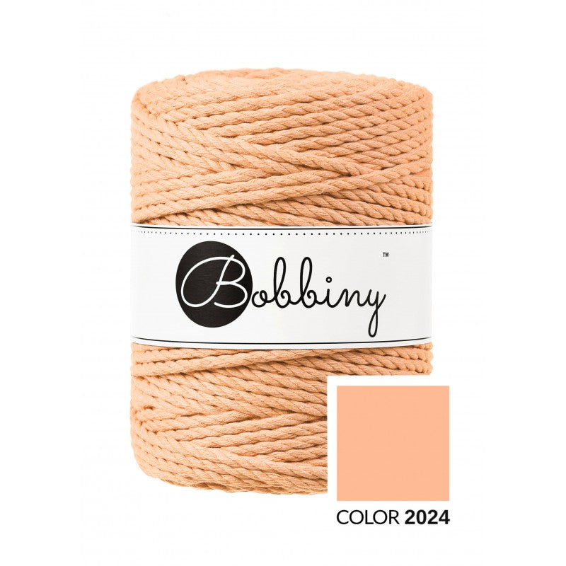 Makramee 3ply Schnur - 5mm - 100m - cotton - Bobbiny