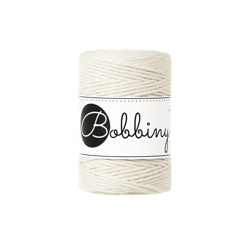 Bobbiny Makramee-Baumwollkordel, 1,5mm und 100m, in Natural