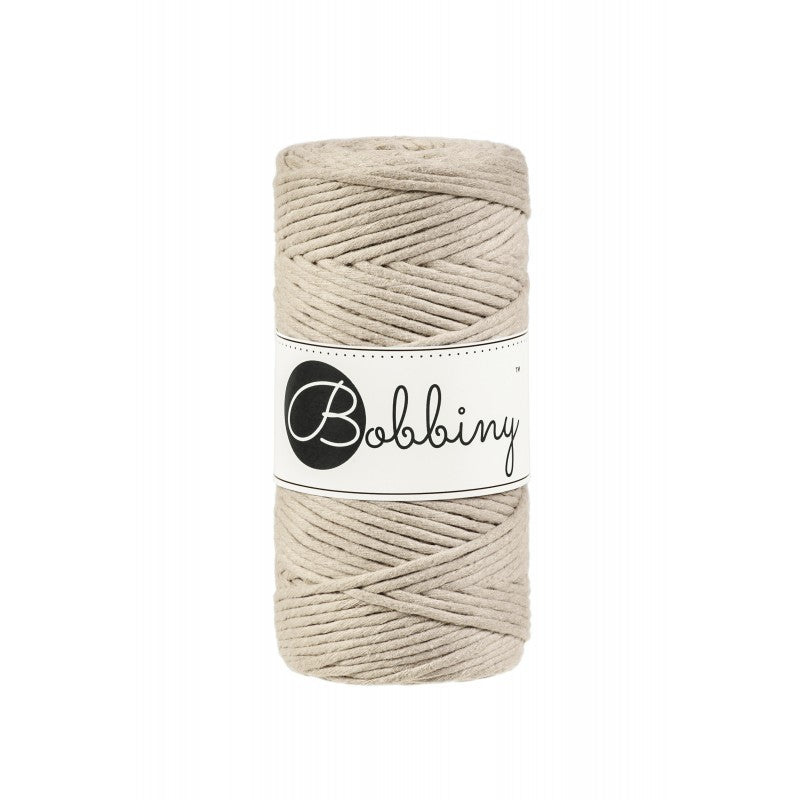 Makramee Garn - 3mm - 100m - Baumwolle - Bobbiny