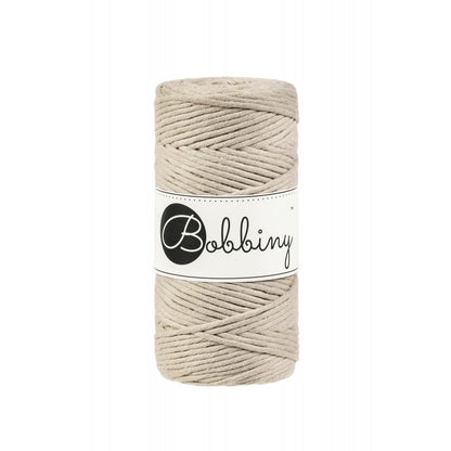 Makramee Garn - 3mm - 100m - Baumwolle - Bobbiny