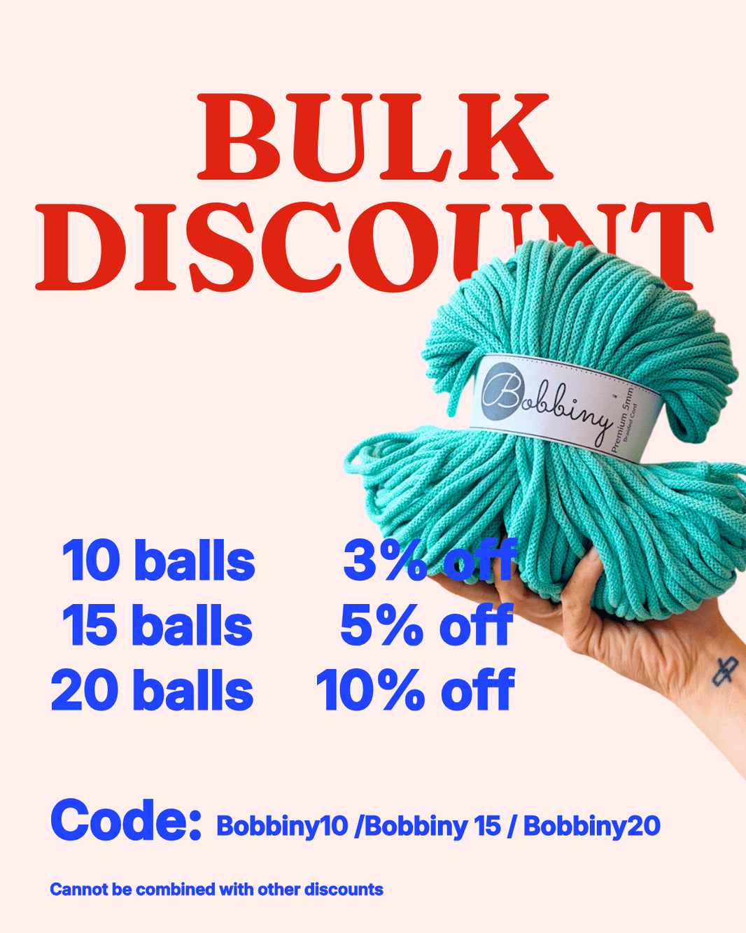 Macrame Rope Metallic - 3ply - 3mm - 50m - Bobbiny