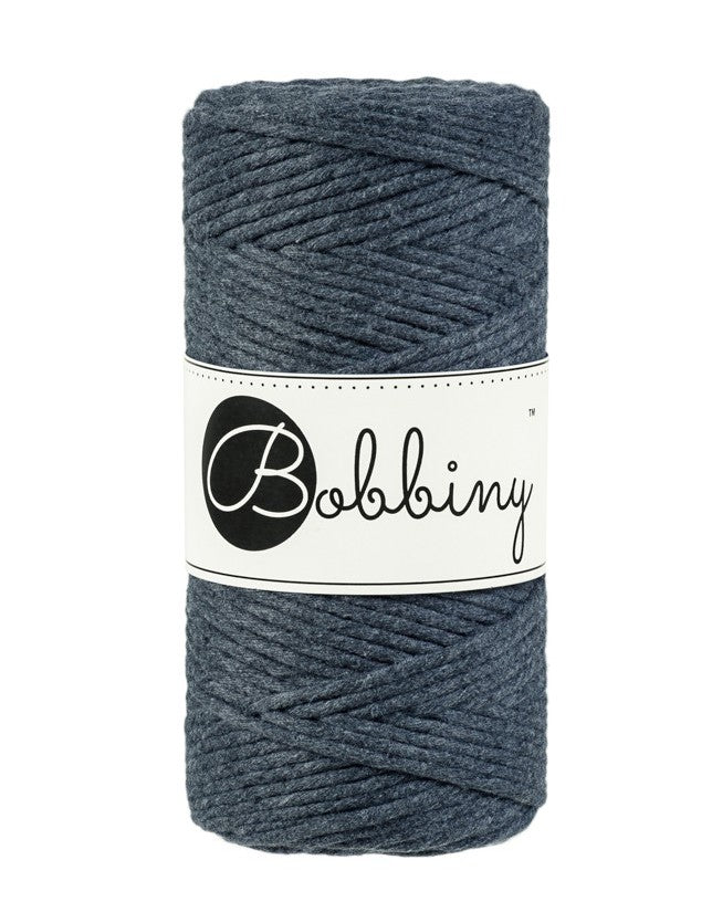 Makramee Garn - 3mm - 100m - Baumwolle - Bobbiny