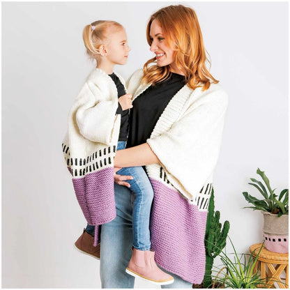 Rico Mega Chunky Wolle in Elfenbein, Textur