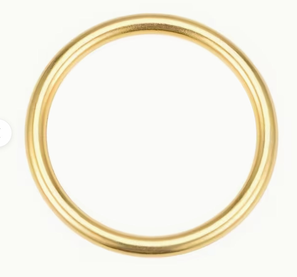 Craftinglove gold metal ring, 50mm