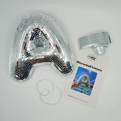 Mirrorball Letters - DIY Set - Craftinglove