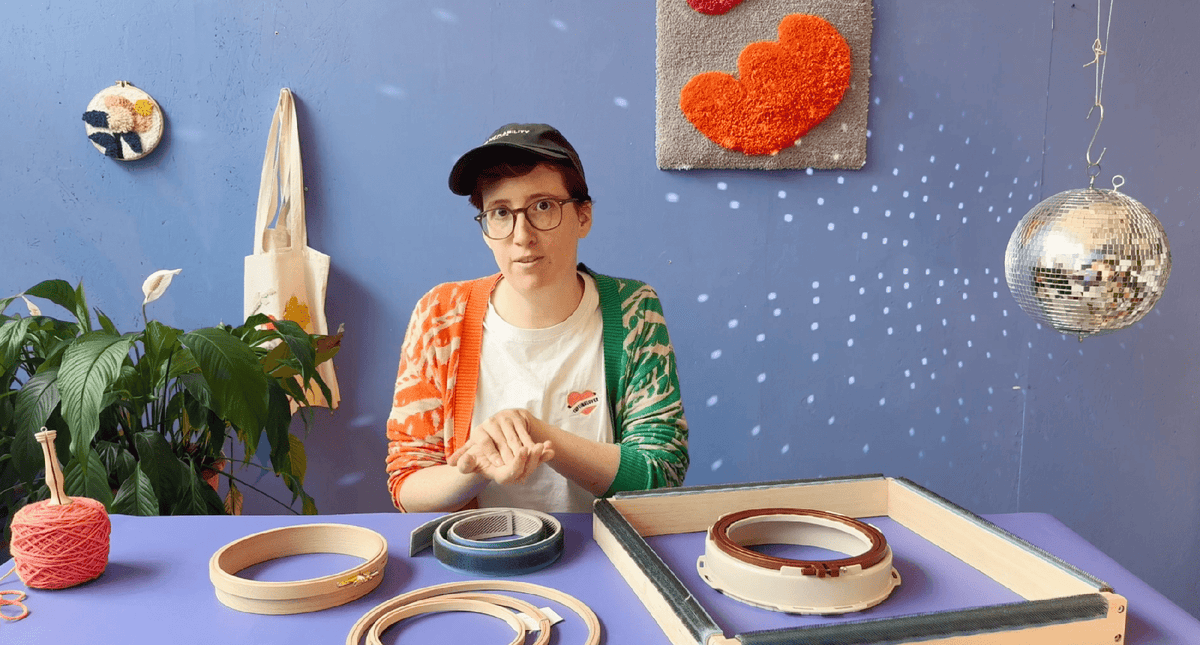 Online Punch-Needle-Workshop für Einsteiger*innen, Kursvorschau