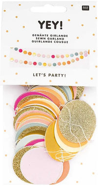 Colourful party garland by Rico Design