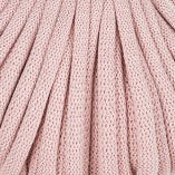 Braided macrame cord in Pastel Pink, 1x1m