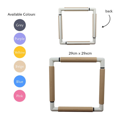 Punch Needle Clip Frame - 29 x 29cm -  plastic - Nurge