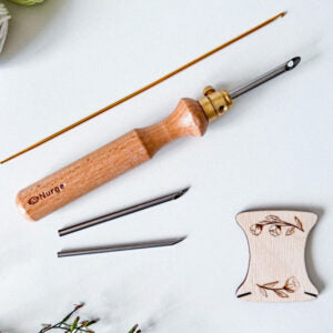 Nurge Punch-Needle-Set Large, geöffnete Box