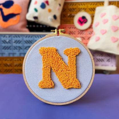 Craftinglove Letter punch needle wallpiece set