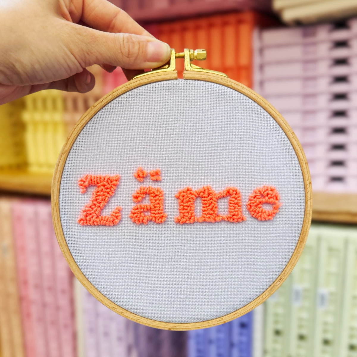 Craftinglove Zäme punch needle wallpiece set