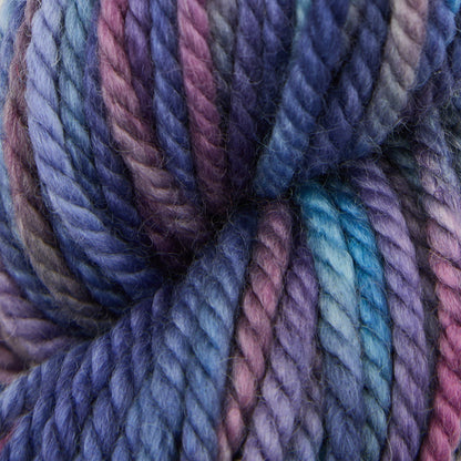 Mehrfarbiges Punch-Needle-Teppichgarn in Blue Noodle Alien, 110g