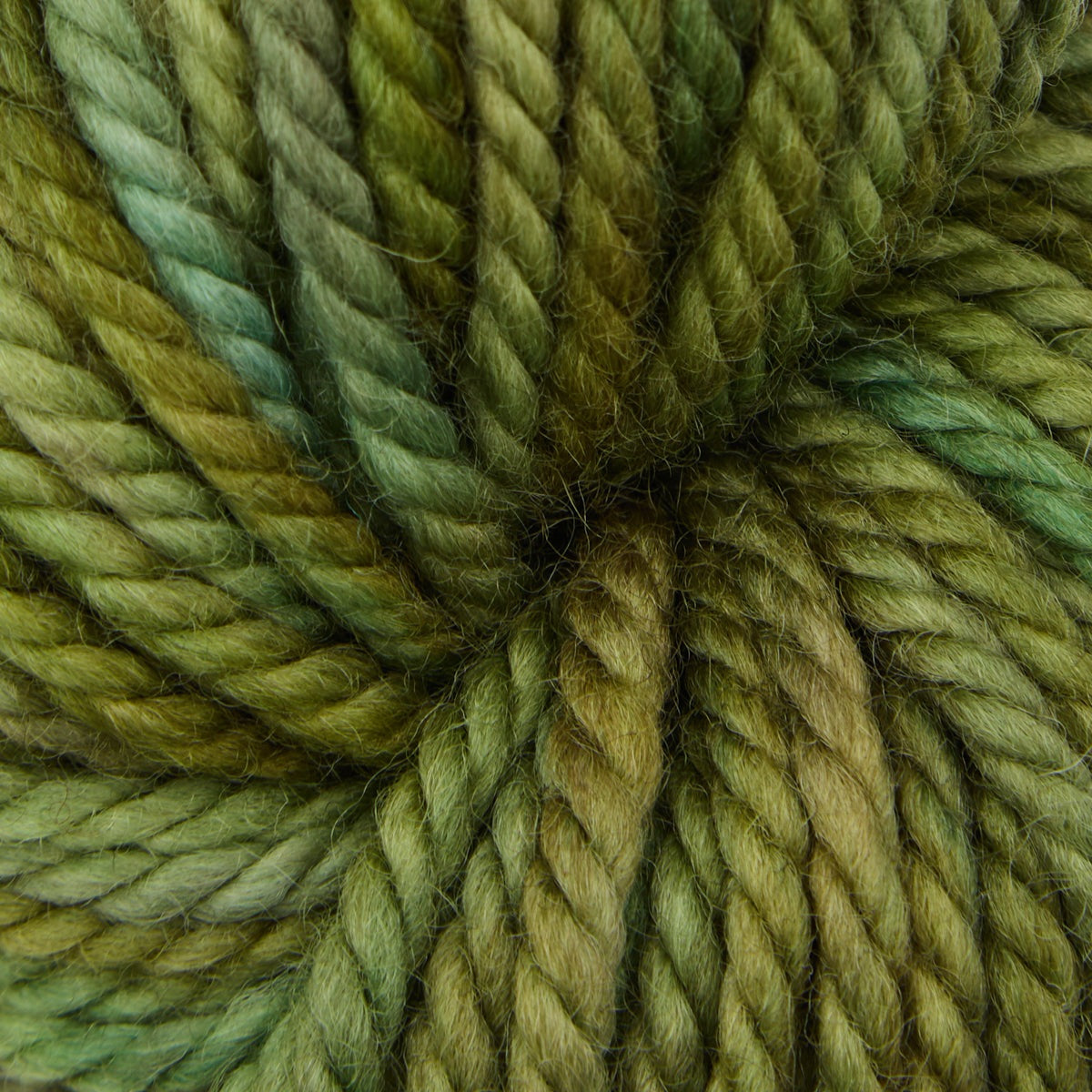 Mehrfarbiges Punch-Needle-Teppichgarn in Backroads Green, 110g