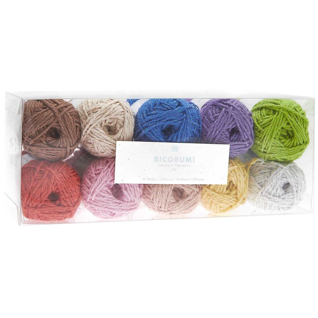 Rico Ricorumi DK Baumwollgarn 10er-Set, Twinkly Twinkly