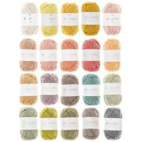 Ricorumi Baumwollgarn, Set mit 20 x 25g von Rico Design