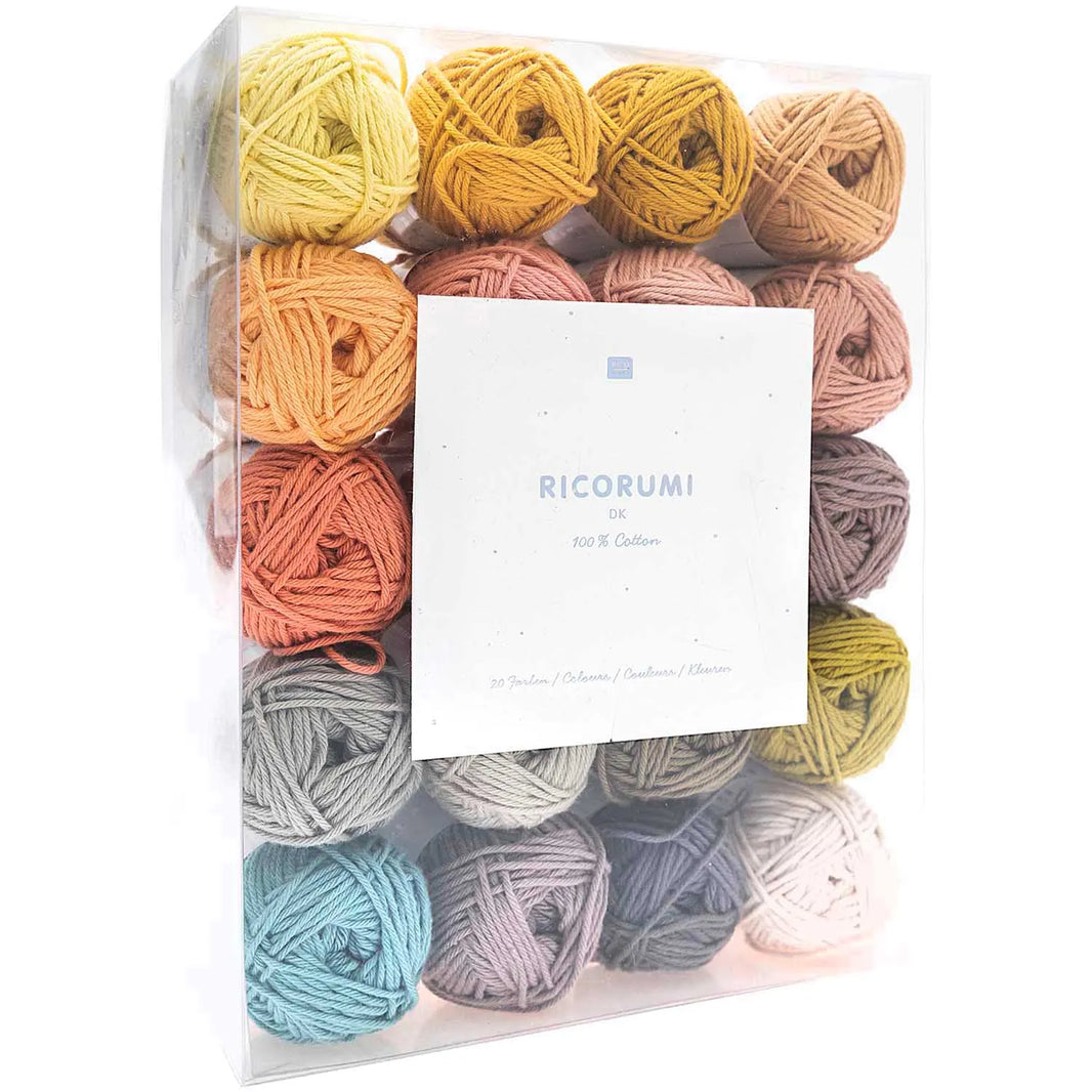 Ricorumi cotton yarn, set of 20 x 25g by Rico Design