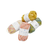 Ricorumi Print DK Baumwollgarn mit Farbmuster, 25g