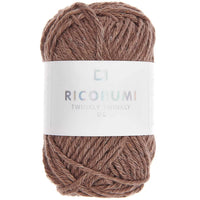 Ricorumi Baumwollgarn in braun, 25g von Rico Design