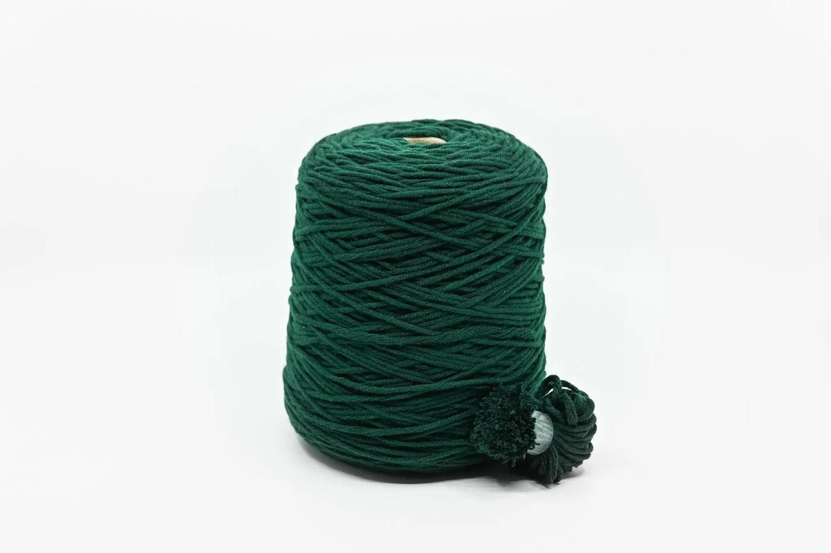 Acryl-Tuftinggarn auf Kone, 400g in Deep Green